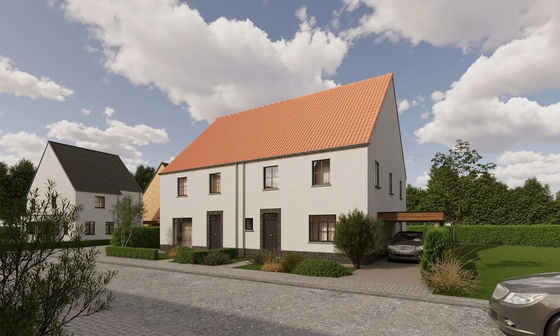 Unieke residentiële verkaveling in het centrum van Gistel foto 2