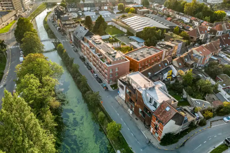 Stijlvol kantoor met woonst en prachtig zicht op de Leie – Gent foto 16