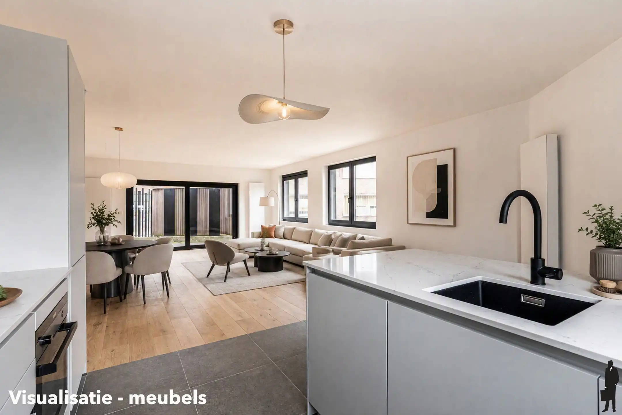 Nieuw, lichtrijk appartement - gelijkvloers, tuin, parking foto 4