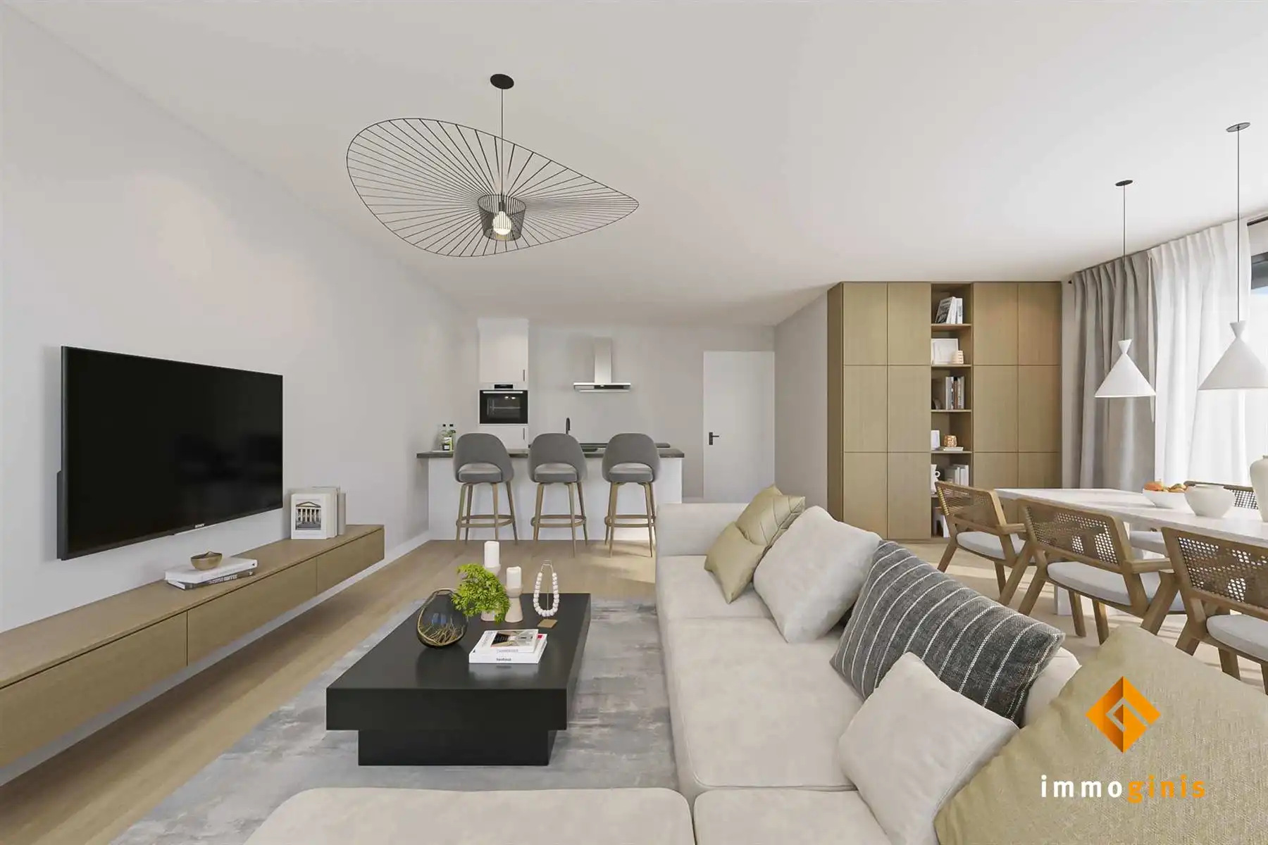 Aangepast voor mindervaliden/ouderen: appartement tweede verdieping met 2 slaapkamers en gezellig, overdekt terras.  foto 4