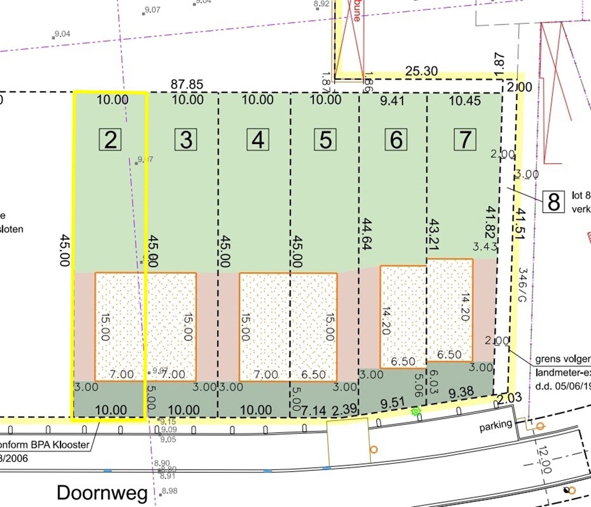Unieke kans: bouwgrond LOT 2  in de Doornstraat, Wichelen foto 2