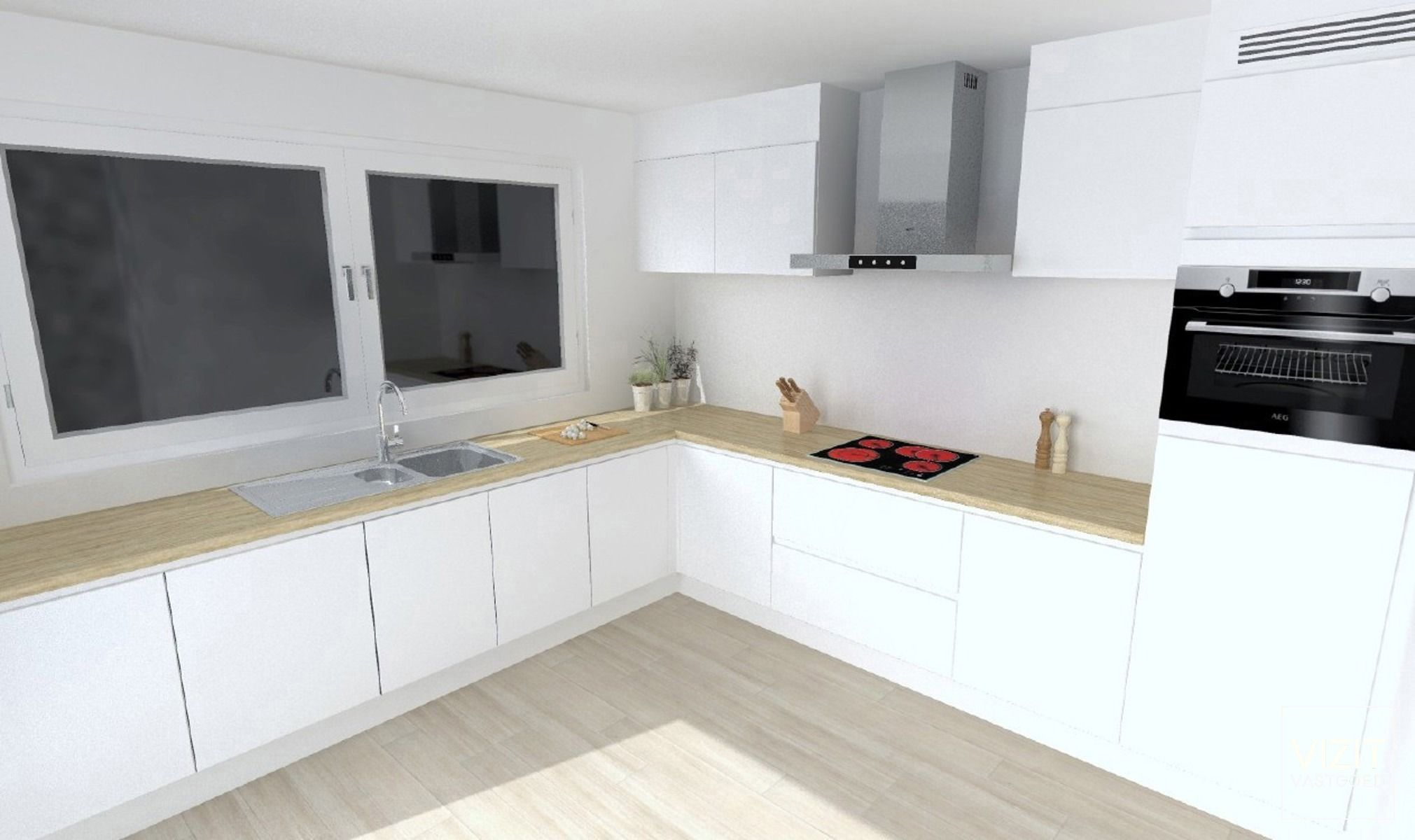 Appartement 1e verdieping met 2 slaapkamers en terras foto 3