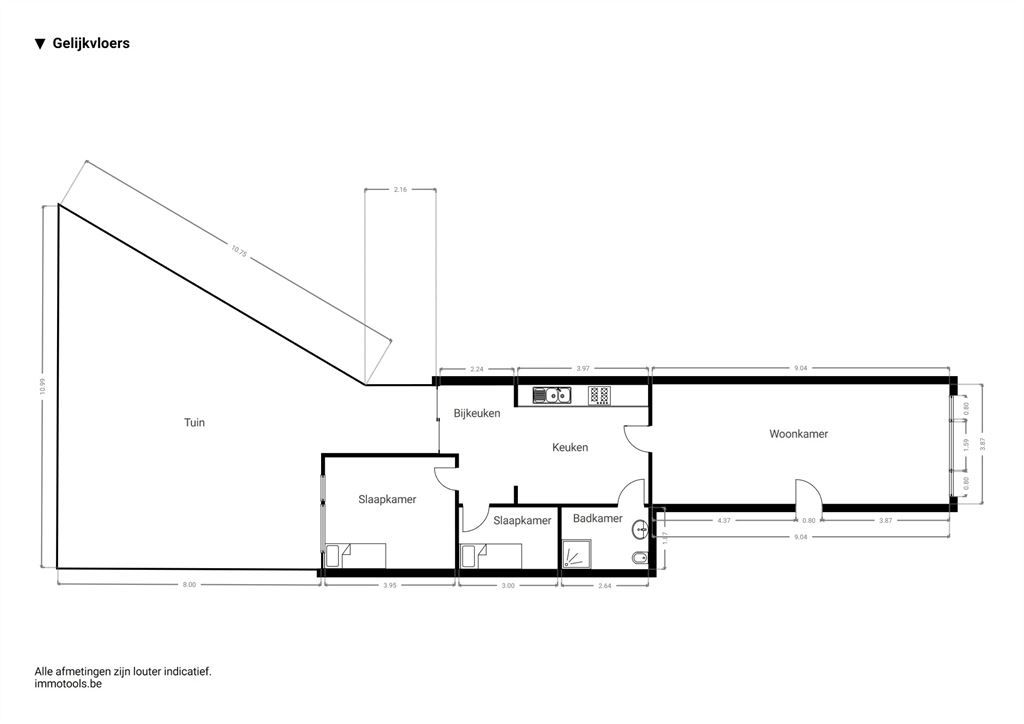 Instapklaar gelijkvloers met tuin van 75m² foto 12