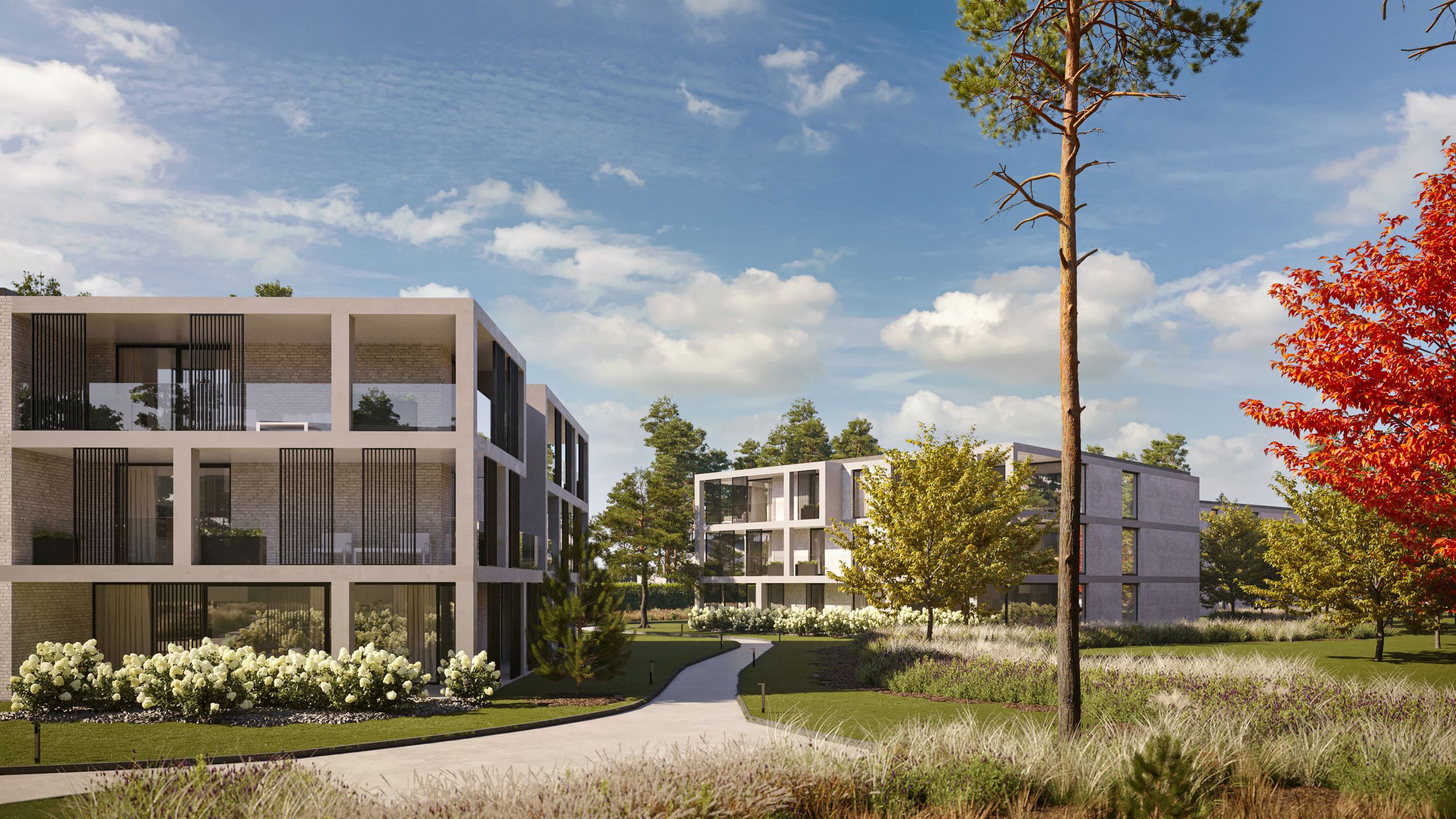 39 Luxueuze villa-appartementen in een mooie groene omgeving foto {{pictureIndex}}