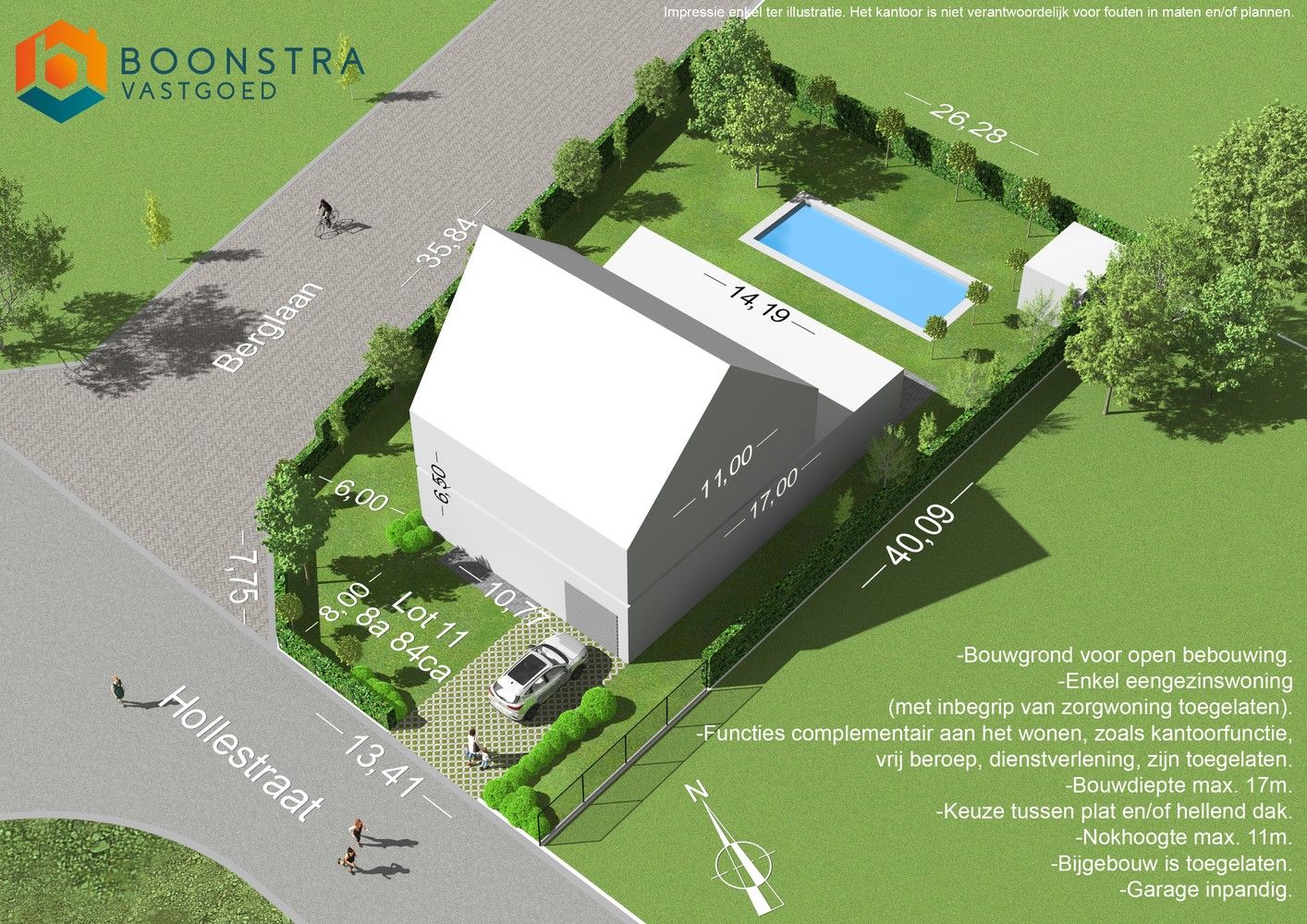 Bouwgrond voor open bebouwing op 884 m² te Beerzel foto {{pictureIndex}}