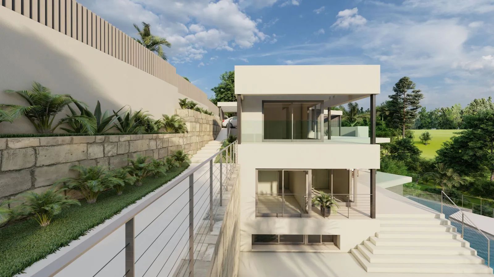 Betoverend wonen: luxe villa met panoramisch bergzicht, elegant design en serene ligging nabij Mijas foto 4
