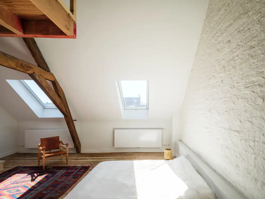 Klassevolle herenwoning met interieur van Peter Ivens & Bea Mombaers, volwassen stadstuin, inpandige garage en uitzonderlijk zicht op de Visserij. foto 30