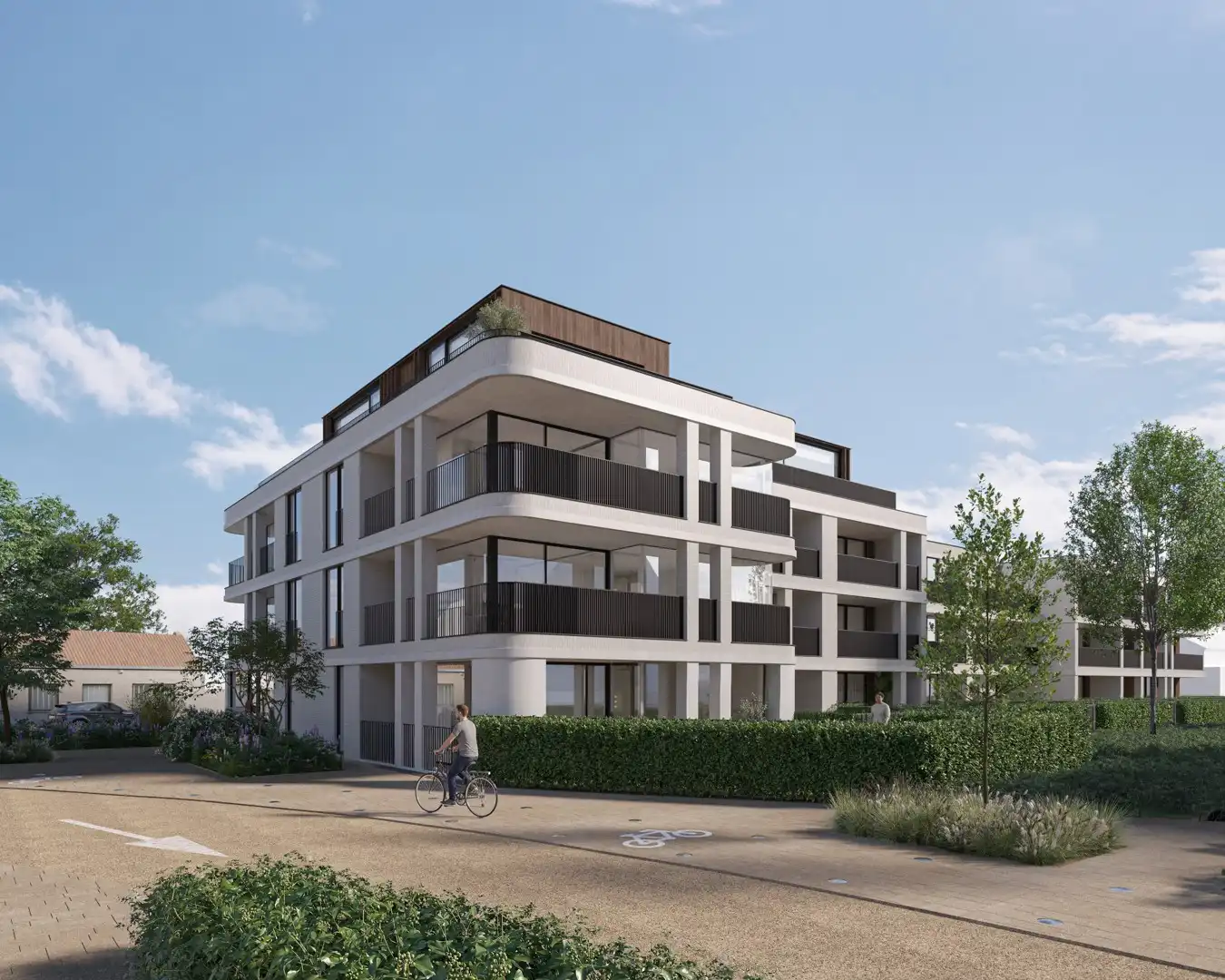 Gelijkvloers appartement met tuin en ruime terrassen foto 8