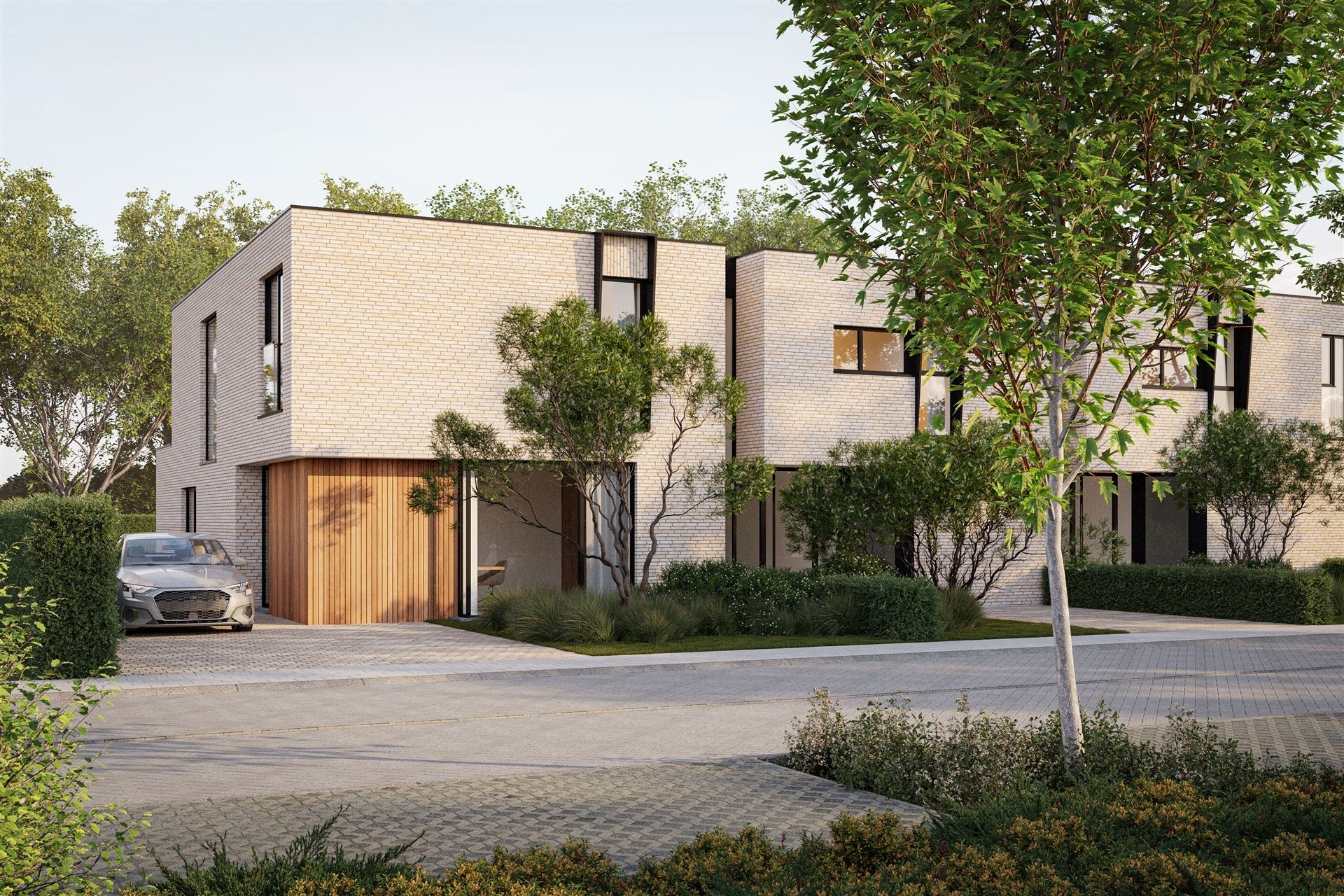 Halfopen nieuwbouw met mog. 4 slpk in een doodlopende straat foto 2