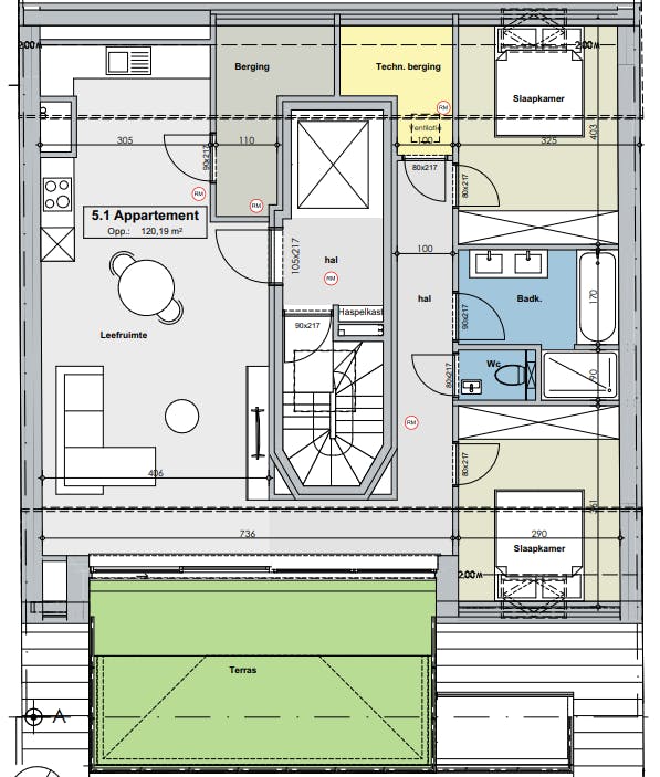 Nieuwbouwappartement met twee slaapkamers te koop in Middelkerke! foto 3