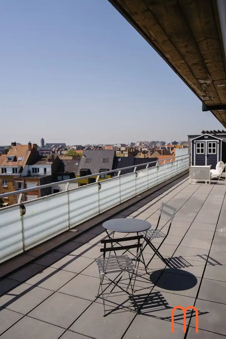 Penthouse te koop in Oostende – 128 m² met 145 m² zonneterrassen en panoramisch uitzicht foto 12
