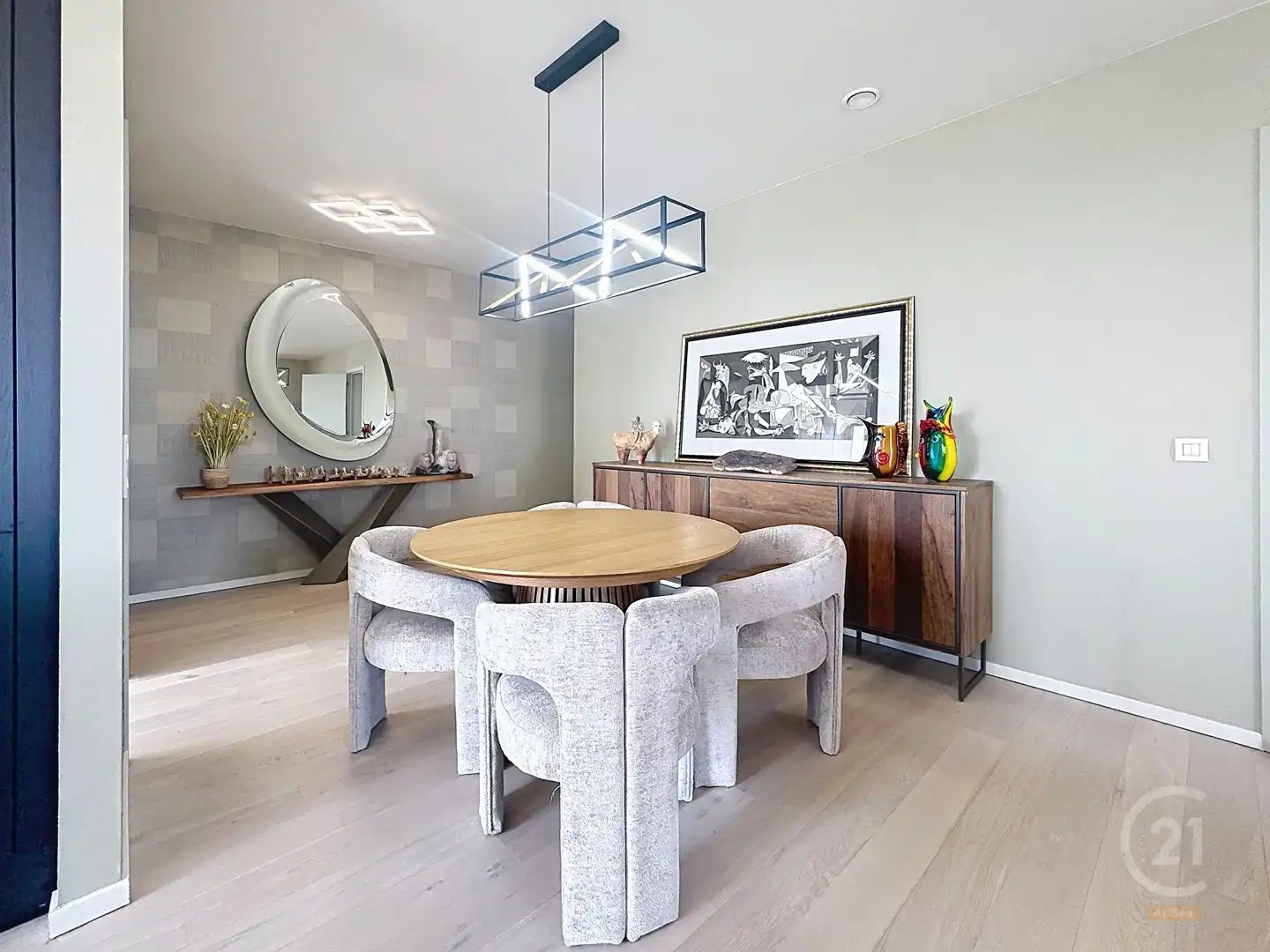Exclusief nieuwbouw hoekappartement met panoramisch uitzicht en zijdelings zeezicht in Oostende foto 9