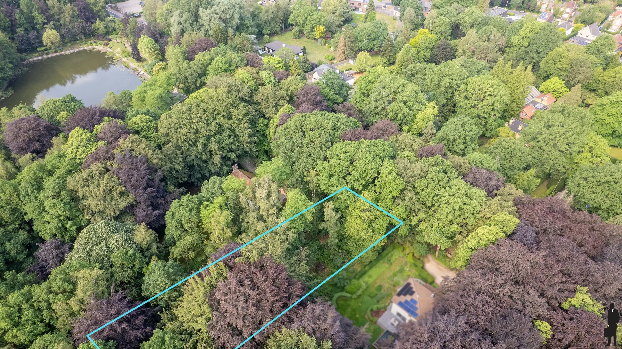 Exclusieve bouwgrond van ca. 3.300 m² in groene woonbosomgeving te Heide foto 2