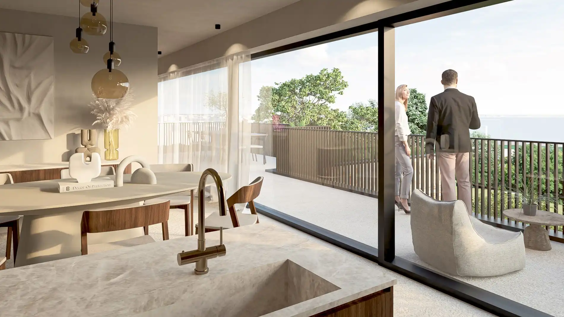 Nieuwbouwappartement met 2 slaapkamers en ruim terras uitgevend op het groene Mottepark, in res. De Motte, vlakbij het centrum van Hoeselt foto 23