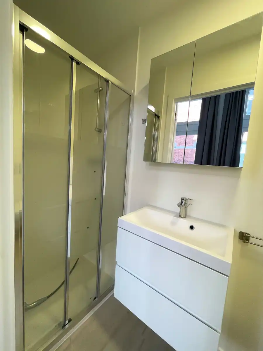 Ruime kamer privatief sanitair Leuven foto 4