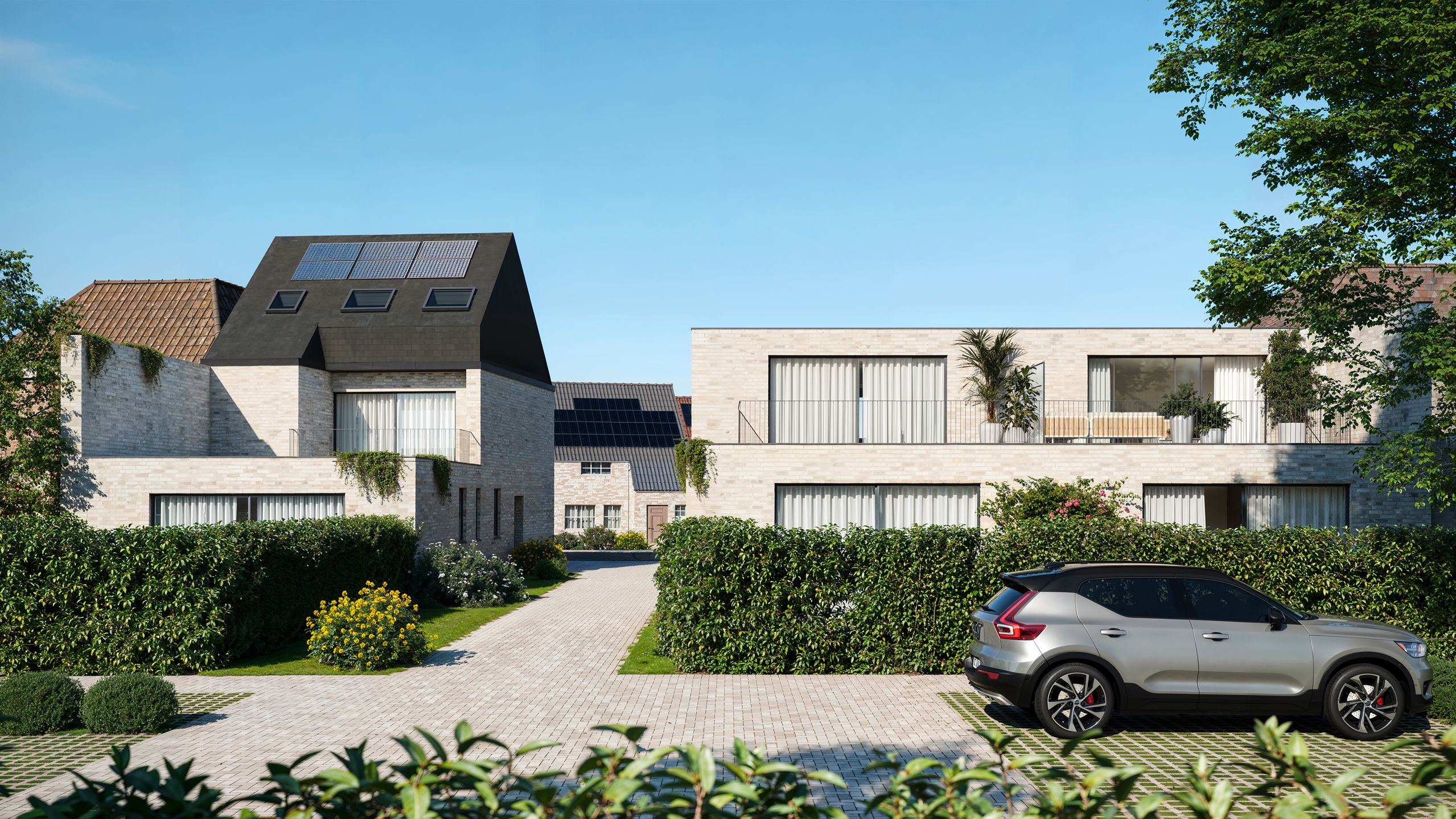 Gelijkvloers appartement met drie slaapkamers en tuin  foto 2