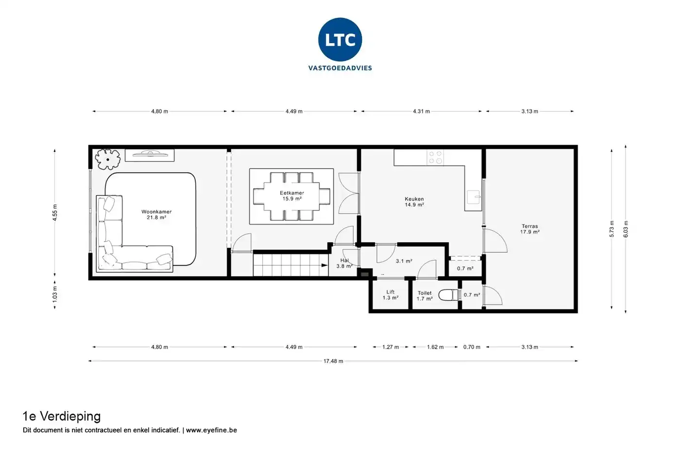 Te renoveren bel-étagewoning op topligging in het centrum van Tienen foto 23