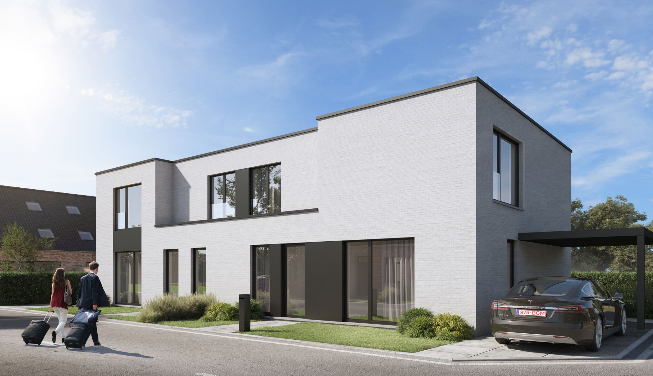 Moderne nieuwbouwwoning foto {{pictureIndex}}