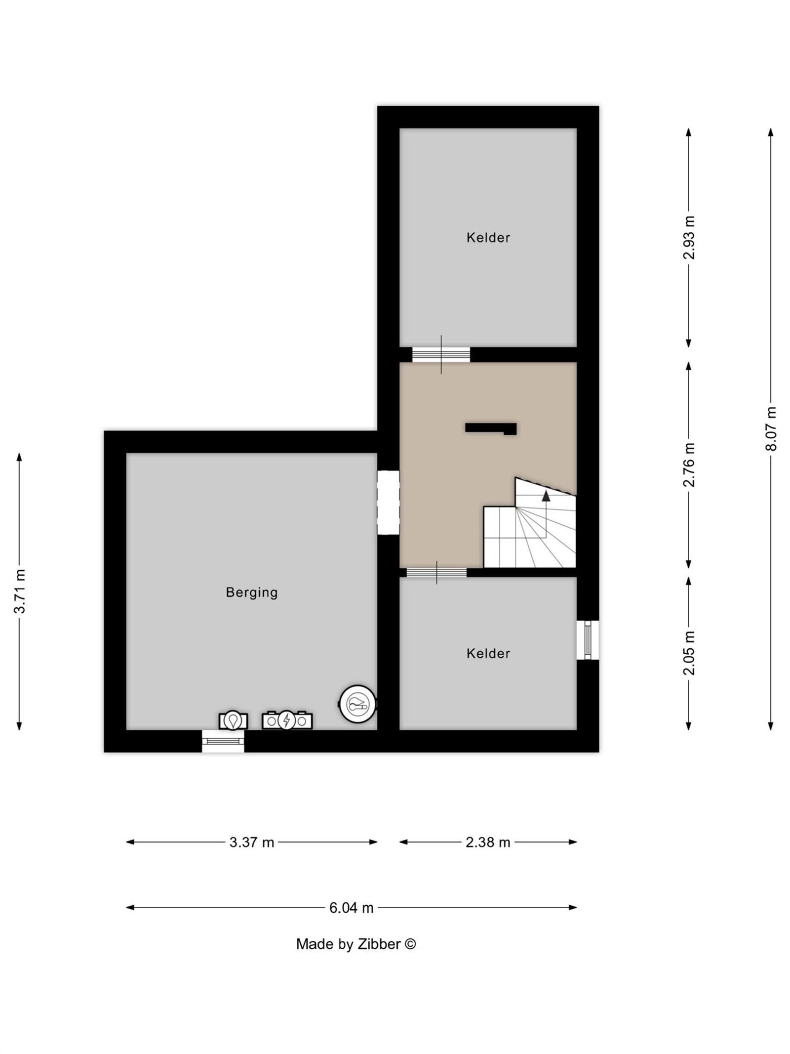 3-gevel woning (9a59ca) met 3 slaapkamers in zeer rustige straat  foto 18