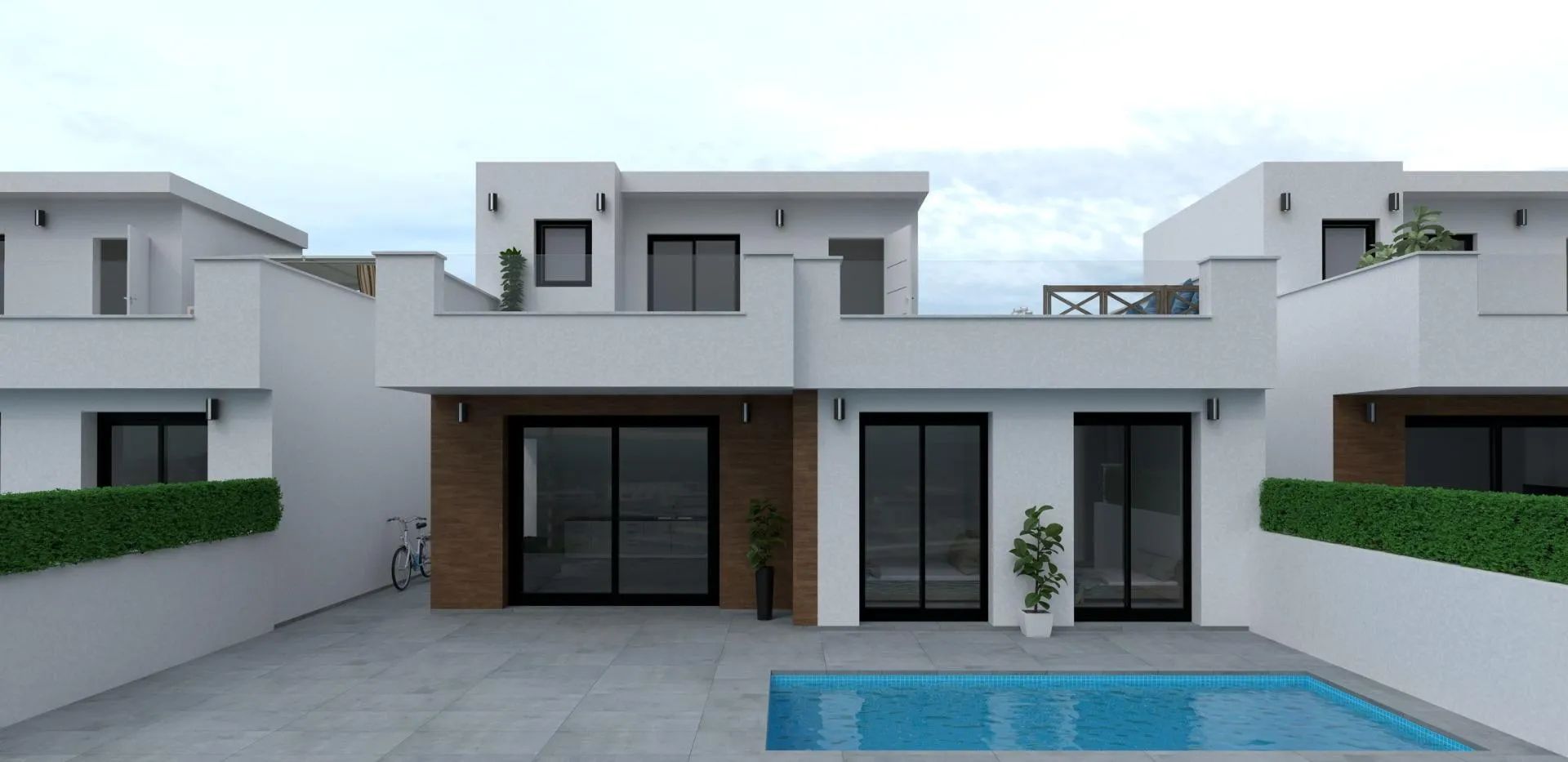 Geniet van een luxueuze en comfortabele levensstijl in San Pedro del Pinatar - moderne villa's met privé zwembad foto {{pictureIndex}}