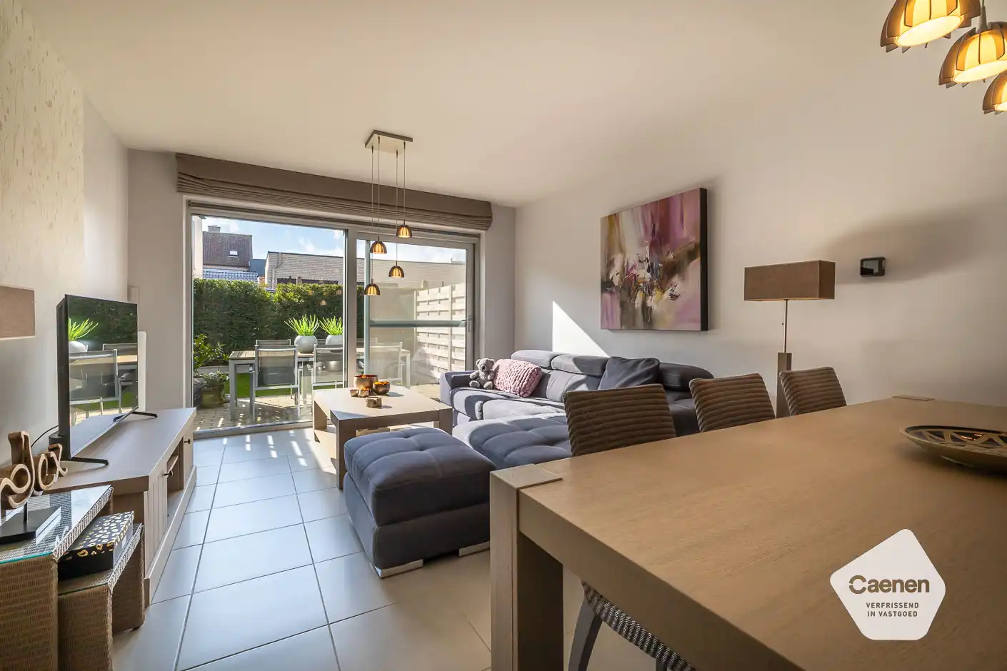 Ruim 1 slpk app in Westende-Dorp met terras foto 3