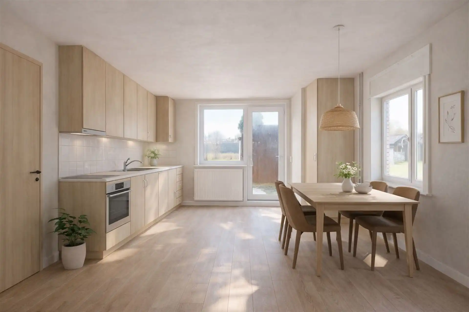 Te renoveren woning op een gegeerde locatie in Moortsele foto 9