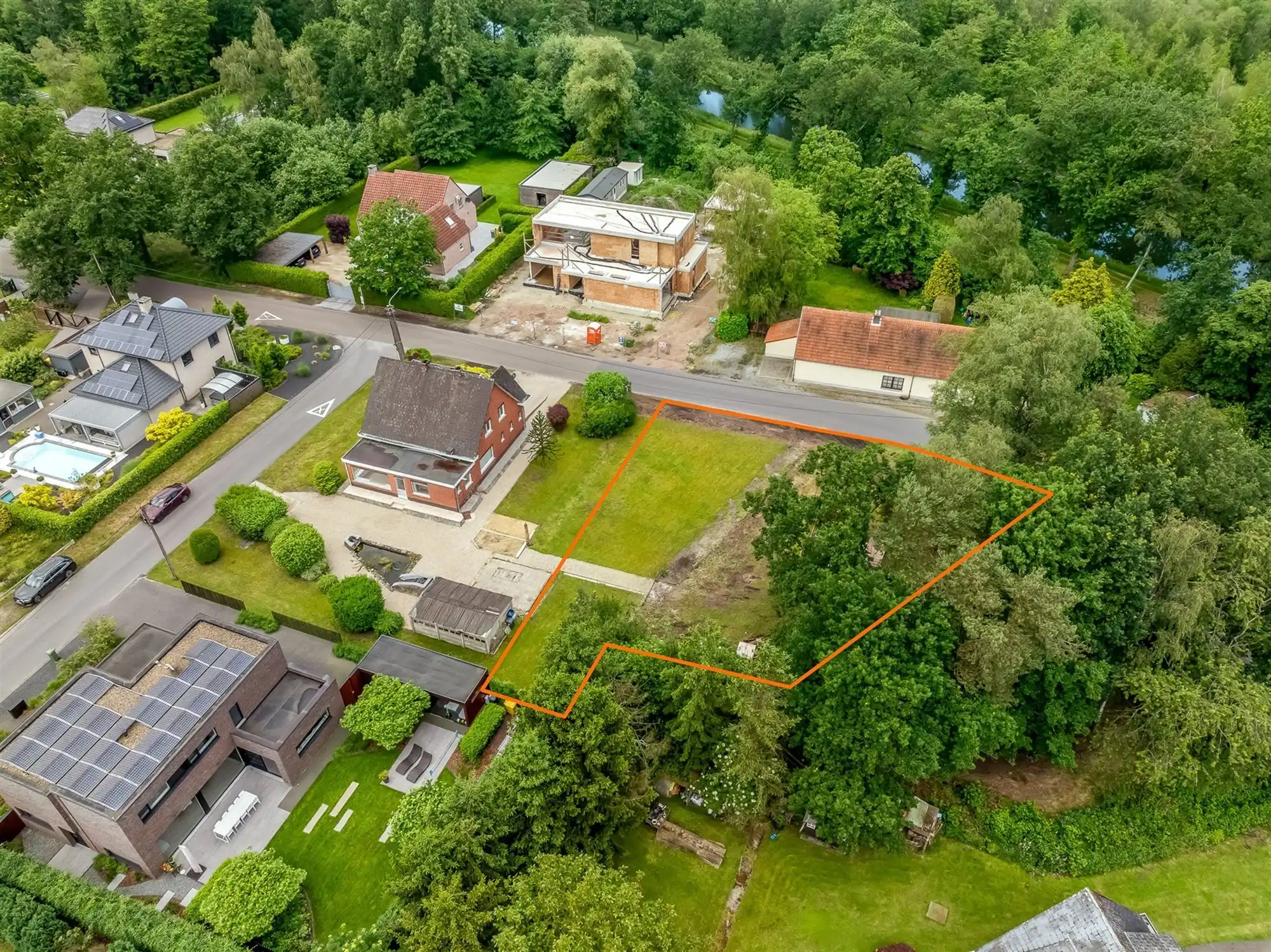 ZUIDGERICHTE BOUWGROND OB VAN 687M2 VLAKBIJ NATUURGEBIED foto 14