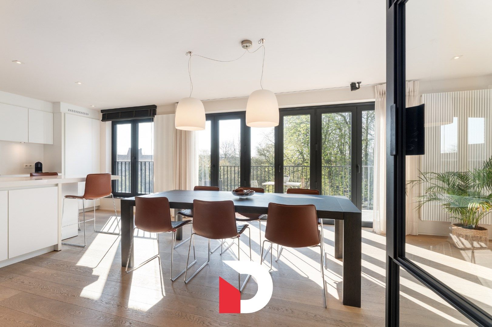 Magnifiek energiezuinig appartement met 3 slk en open zicht over groen park foto 3