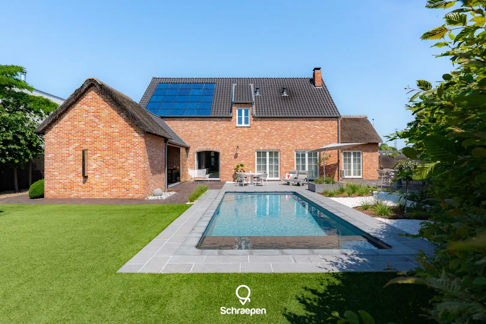 Hoogwaardig afgewerkte villa met zwembad op zuidelijk perceel van circa 8,5 are te Hasselt! foto 32