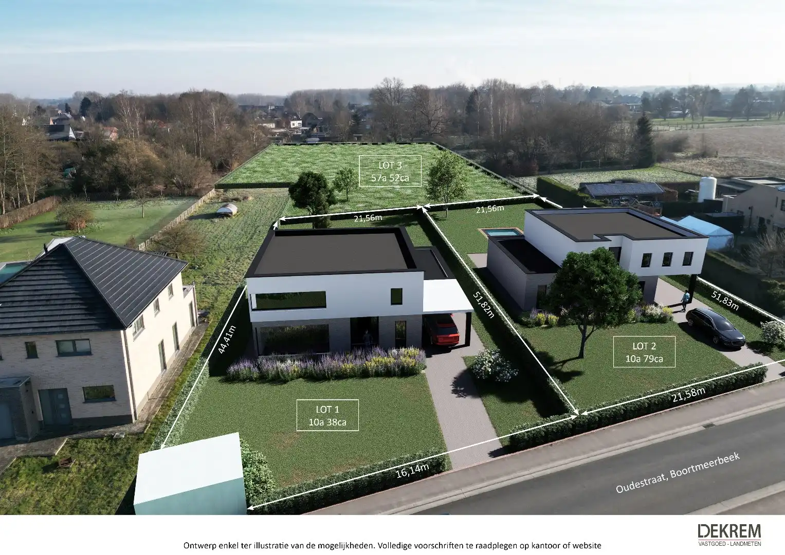 Prachtige villagrond te Boortmeerbeek. foto {{pictureIndex}}