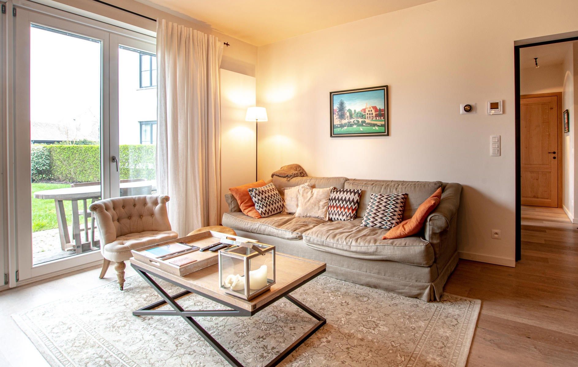 Mooi gemeubeld tuin appartement in duinenwater foto 4