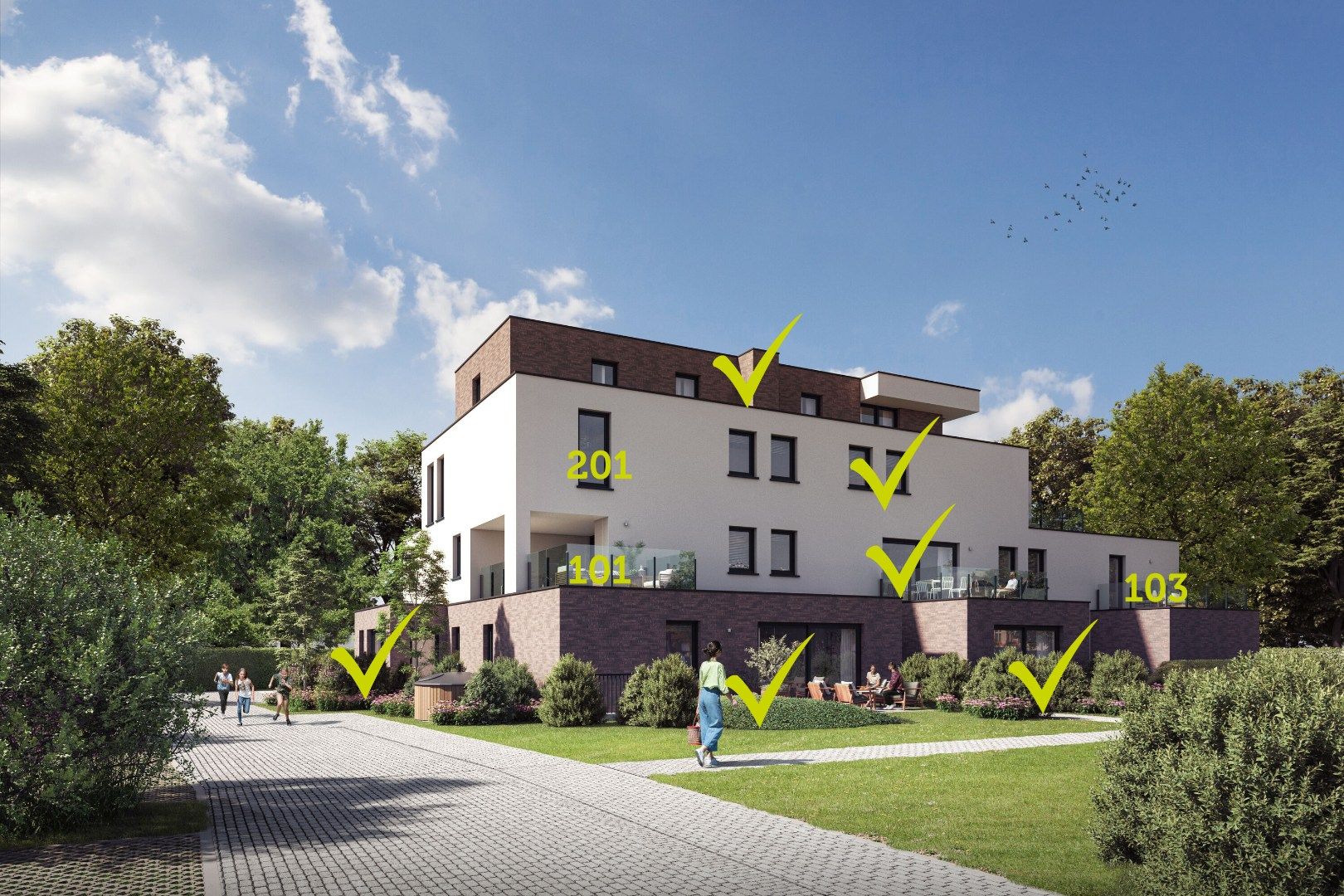 Ruim en luxueus 3-slpk appartement met 24m2 terras met zicht op het gemeentehuis foto {{pictureIndex}}