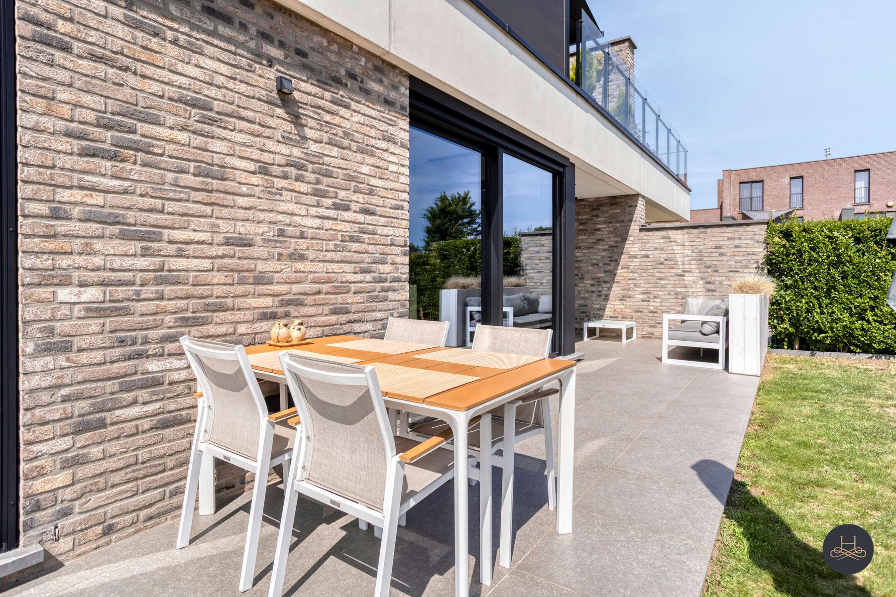 Zeer recent, energiezuinig gelijkvloersappartement met tuin  foto 25