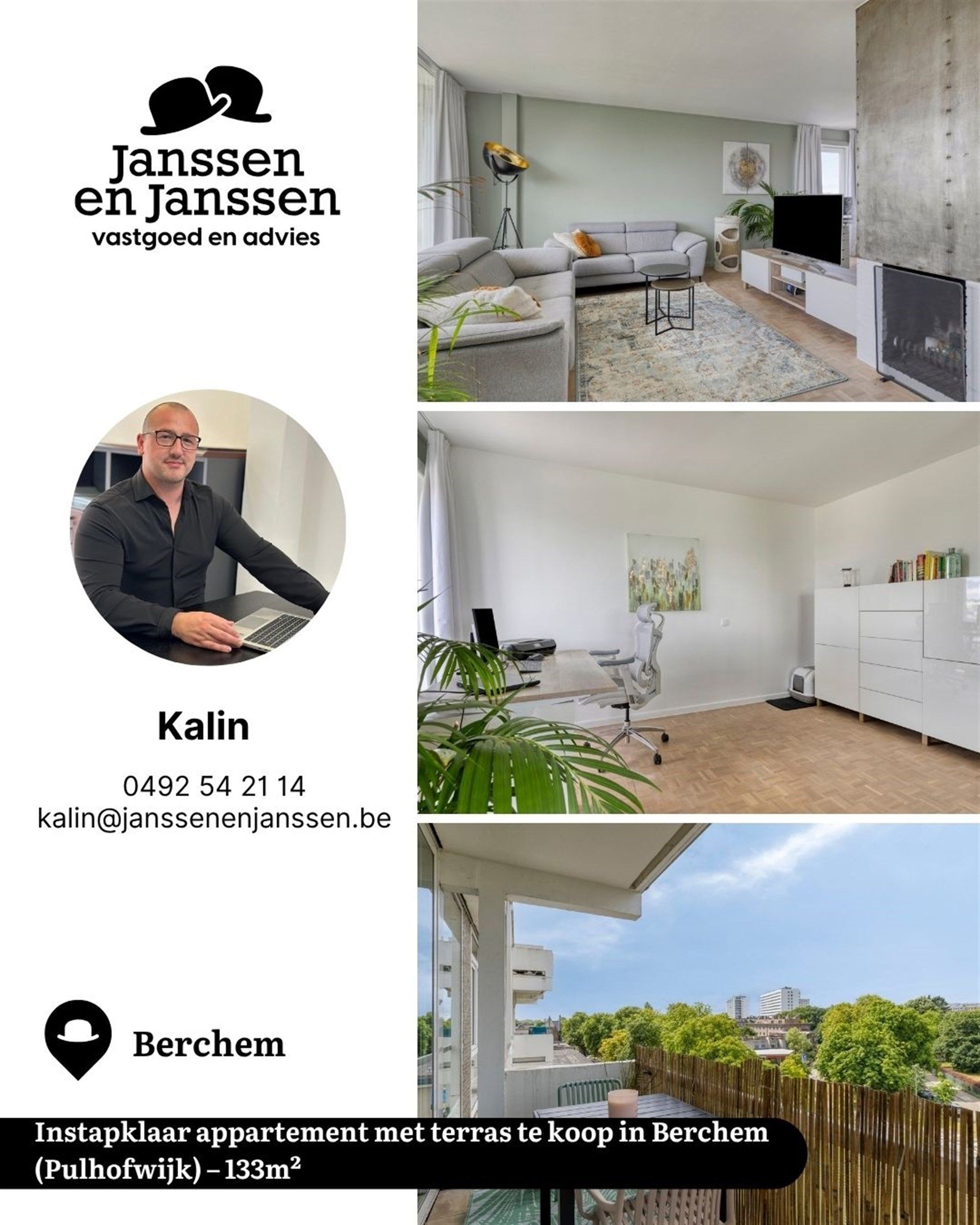 Instapklaar appartement met terras te koop in Berchem!  foto 10