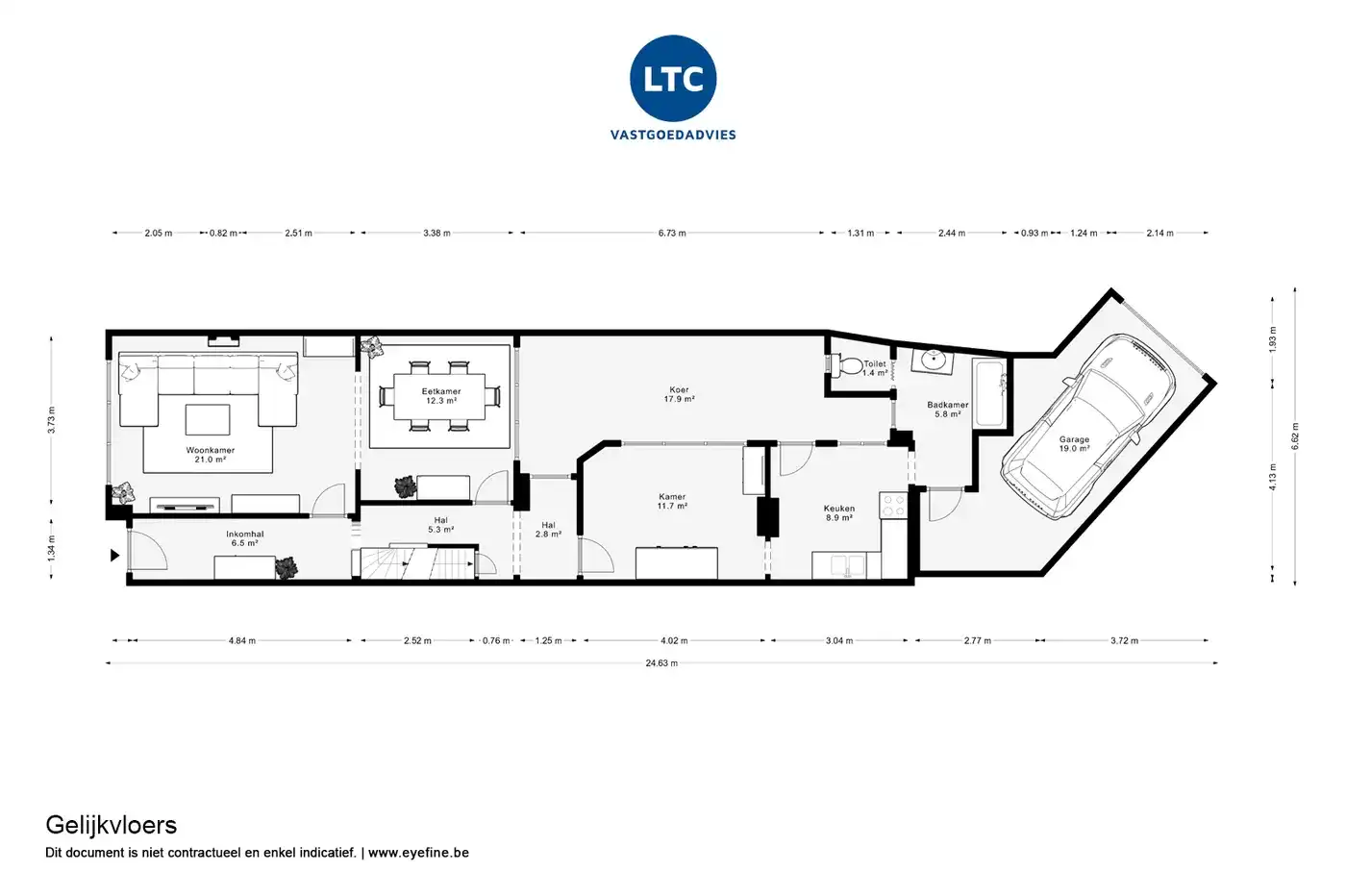 Te renoveren woning met 3 slaapkamers, garage en nabij voorzieningen foto 29