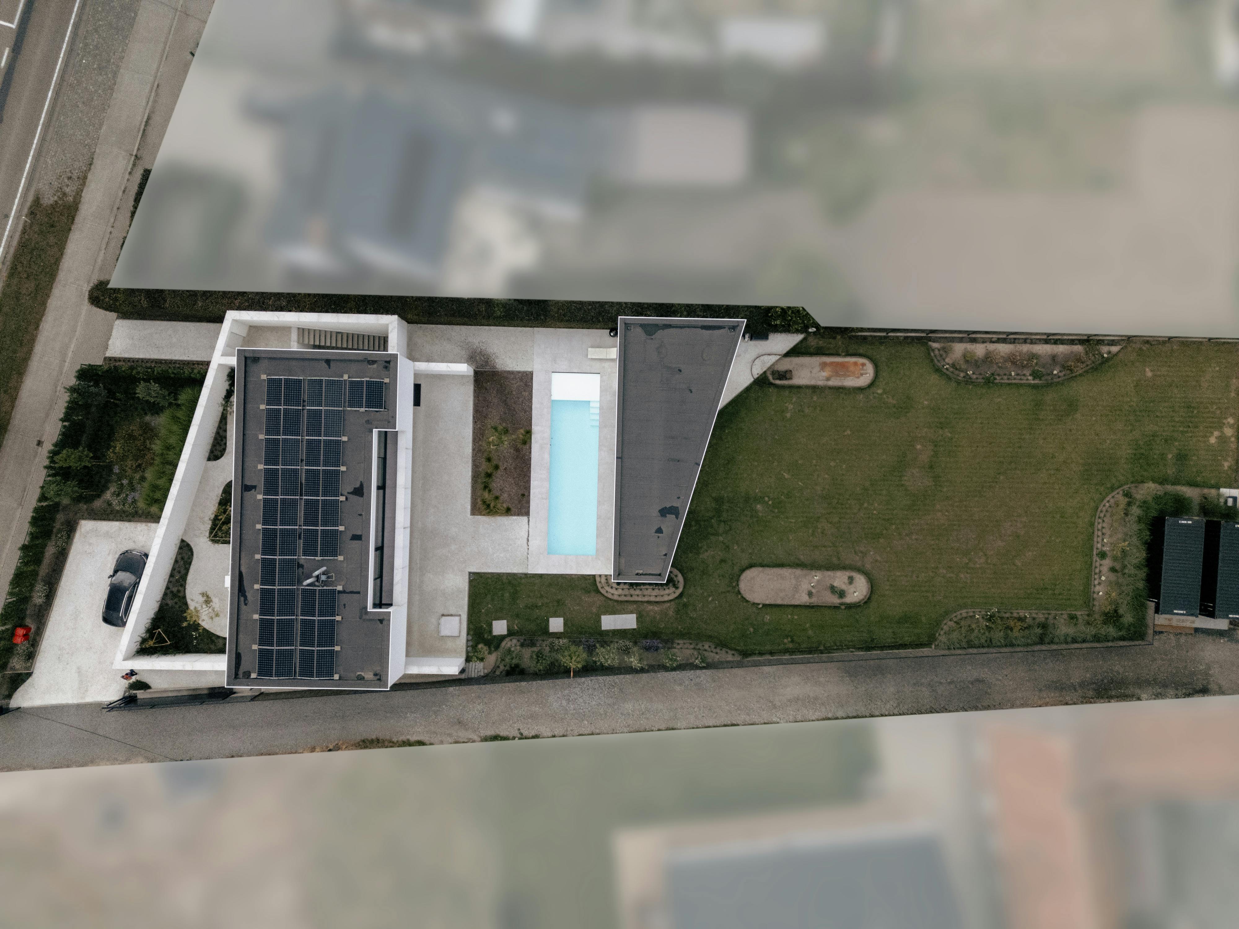 Hypermoderne strakke villa met zwembad in Gits foto 47