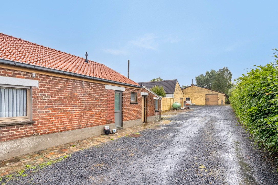 Halfopen bebouwing met werkplaats en loods te koop te Vichte. foto 25