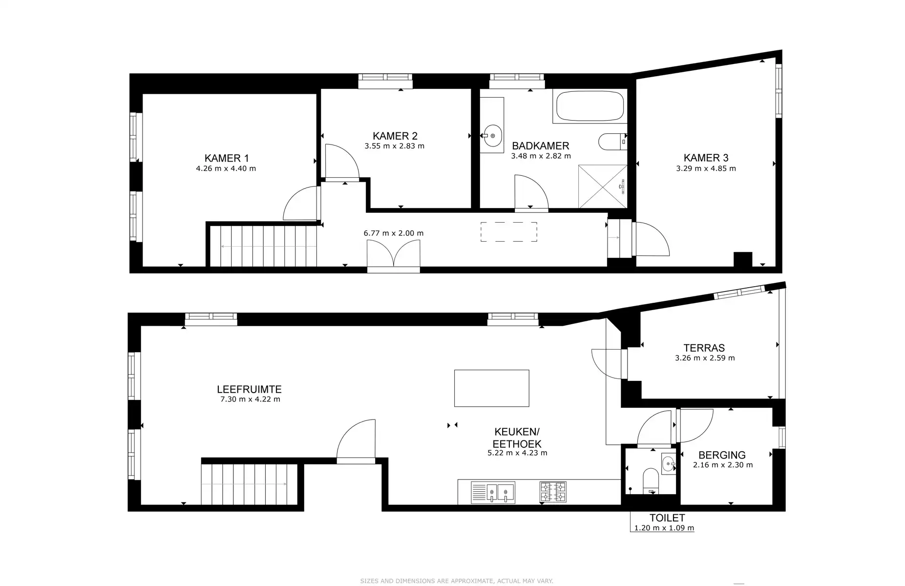 Duplex appartement in centrum Sint-Niklaas met 3 slaapkamers foto 12