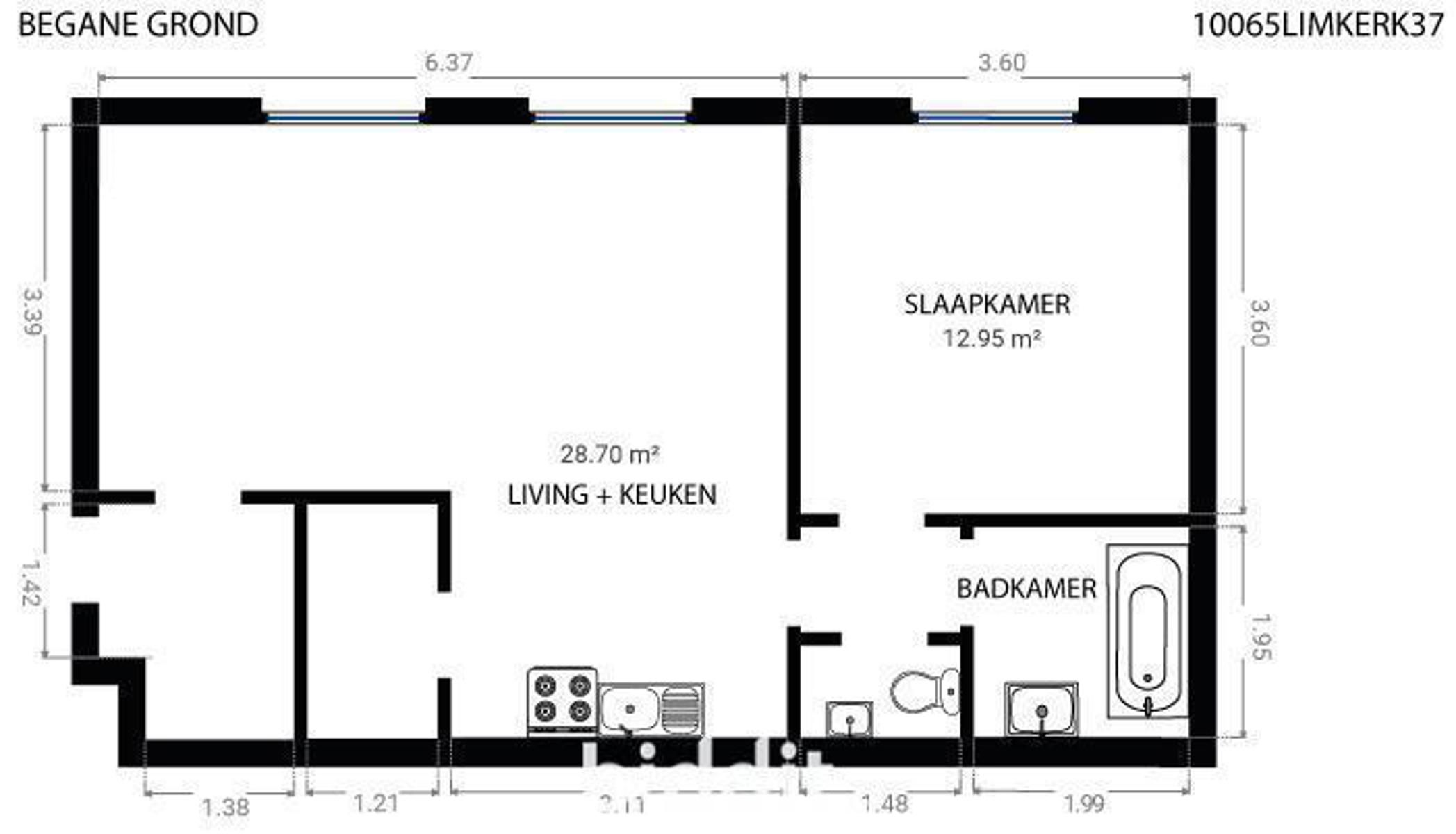 Gezellig appartement 1 slp met garage te Landen foto 11