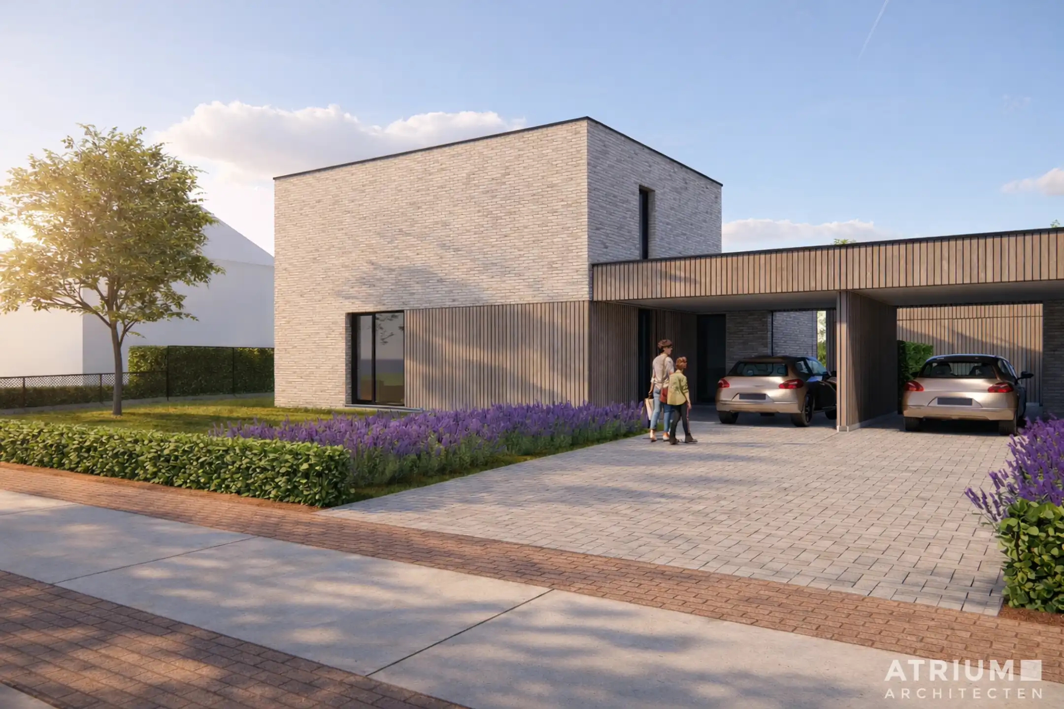 Bouwgrond open bebouwing met vergund plan - 820m² foto {{pictureIndex}}