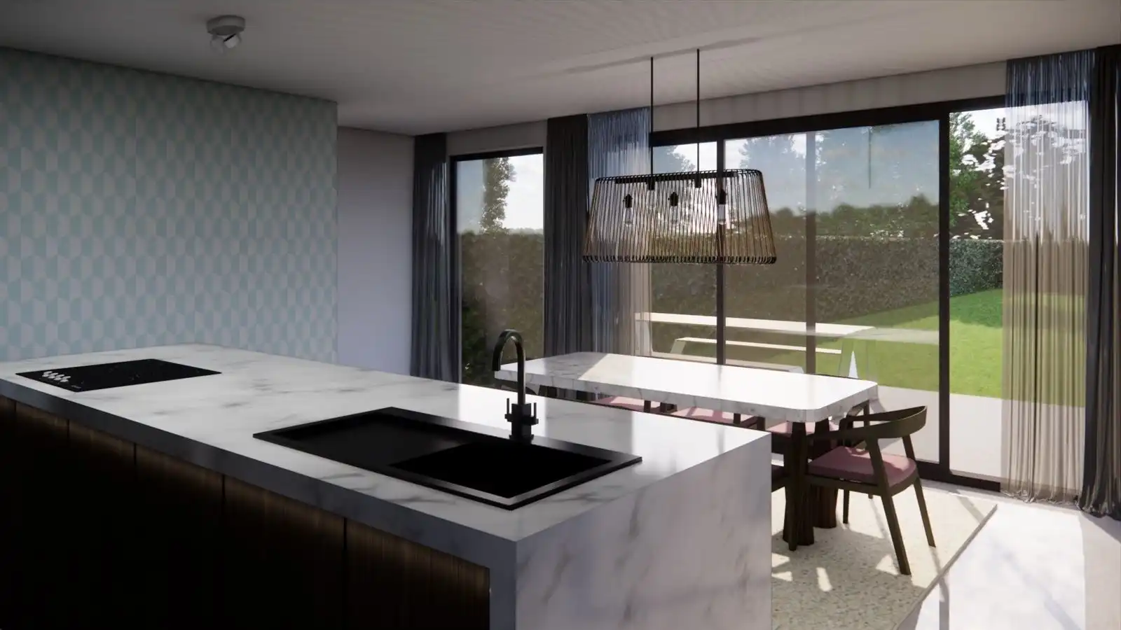 Rustig gelegen nieuwbouw met 3 slaapkamers.  foto 4