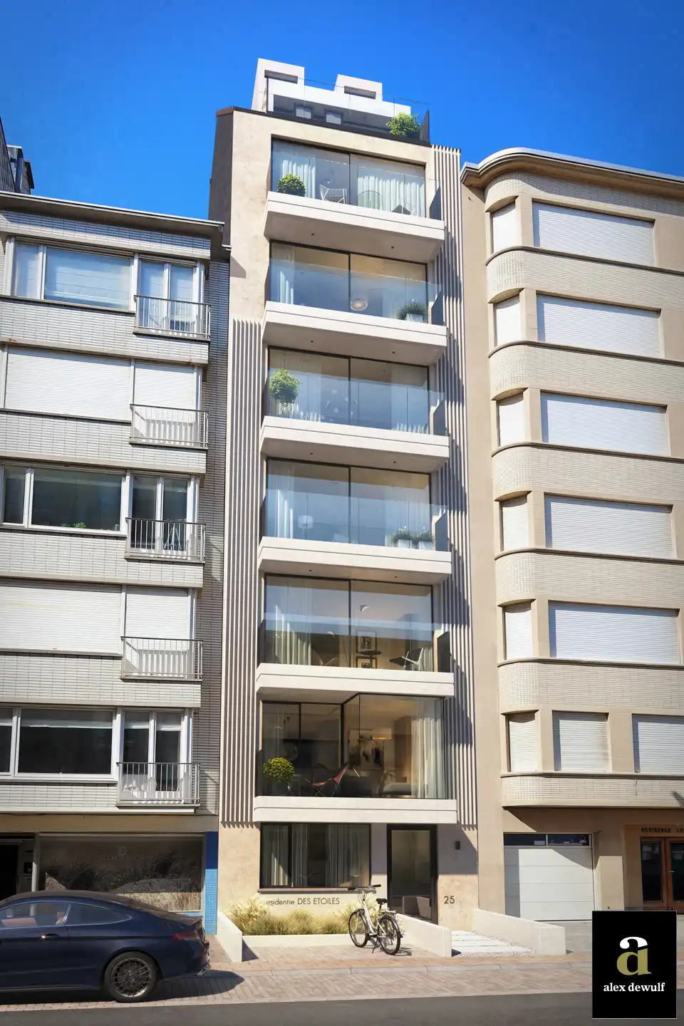 Des Étoiles - Nieuwbouw duplexappartement met zeezicht. foto {{pictureIndex}}