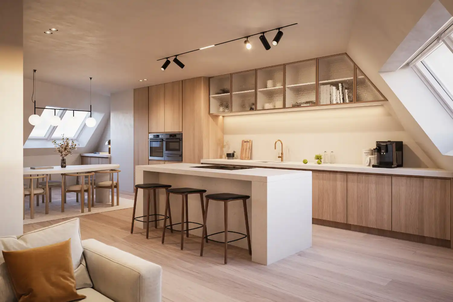Exclusief nieuwbouw penthouse met 3 slpk vlakbij zee foto 3