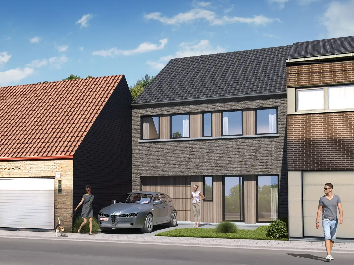 Nieuwbouwwoning Hillestraat Ruddervoorde! foto {{pictureIndex}}