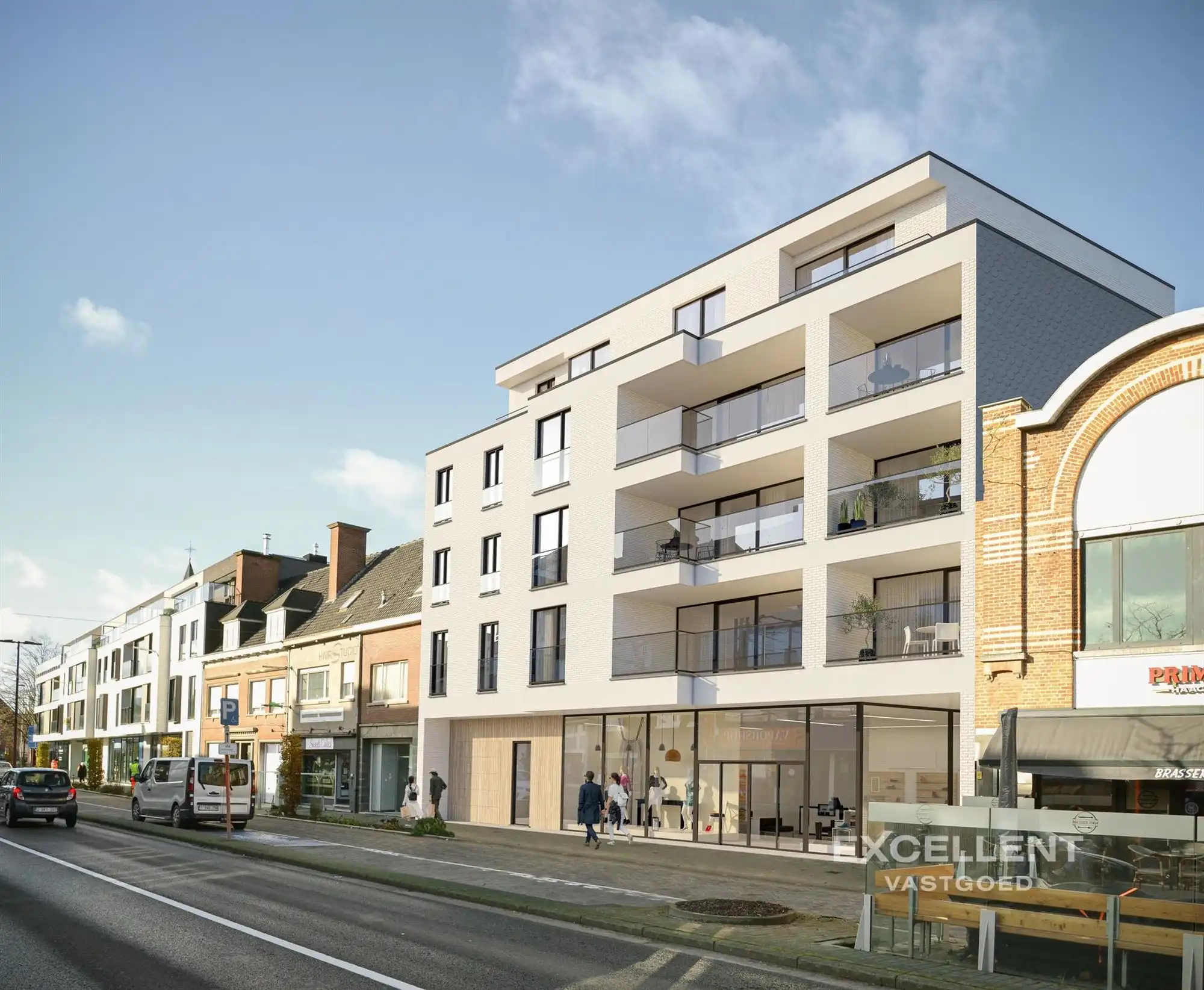 Nieuwbouwappartement met 2 slaapkamers en terras met zicht op de Oude Leiearm in Residentie Leieoever foto 4
