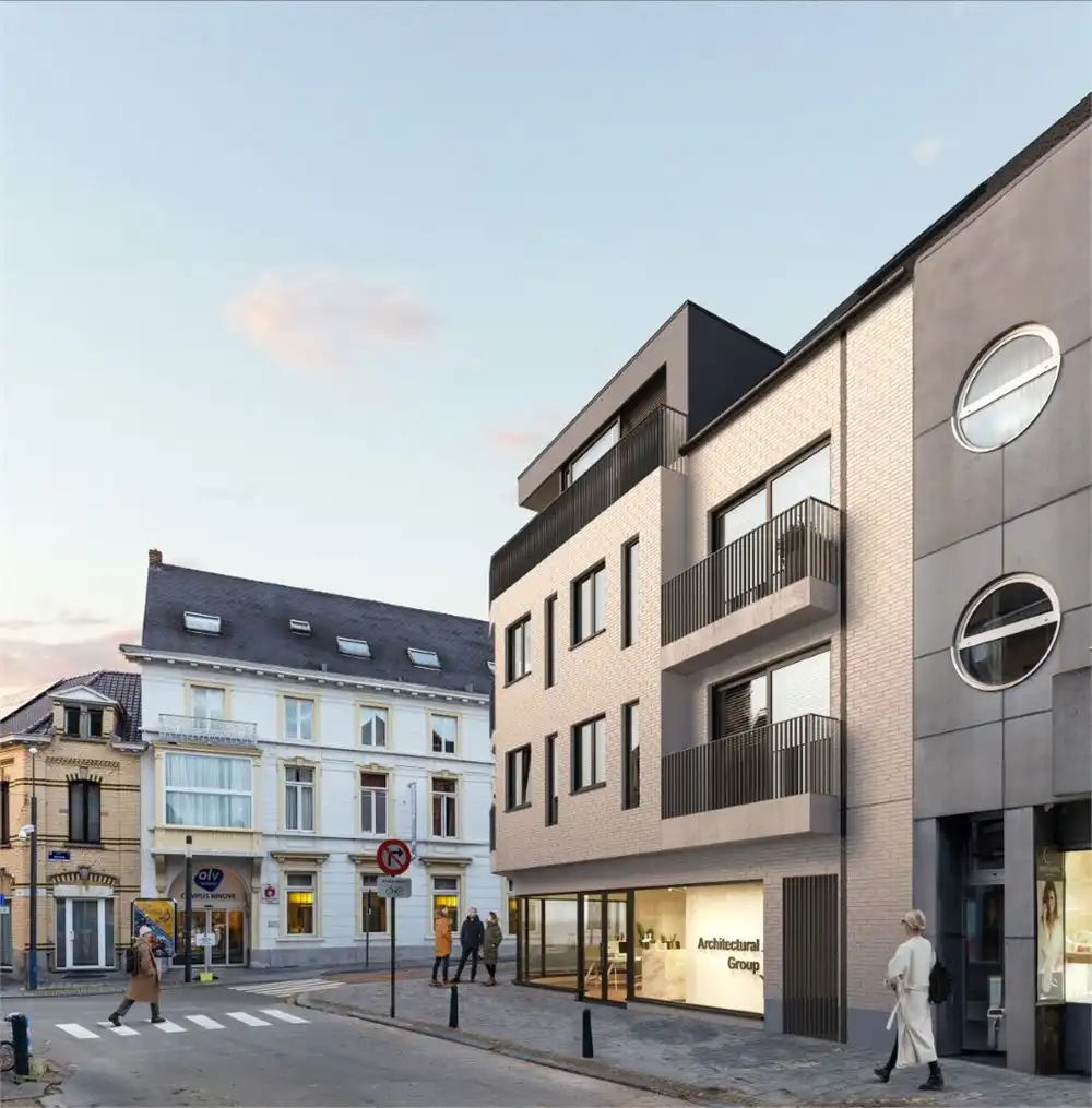 Exclusieve penthouse (154 m²) met magnifieke privéterrassen in het hart van Ninove foto 12