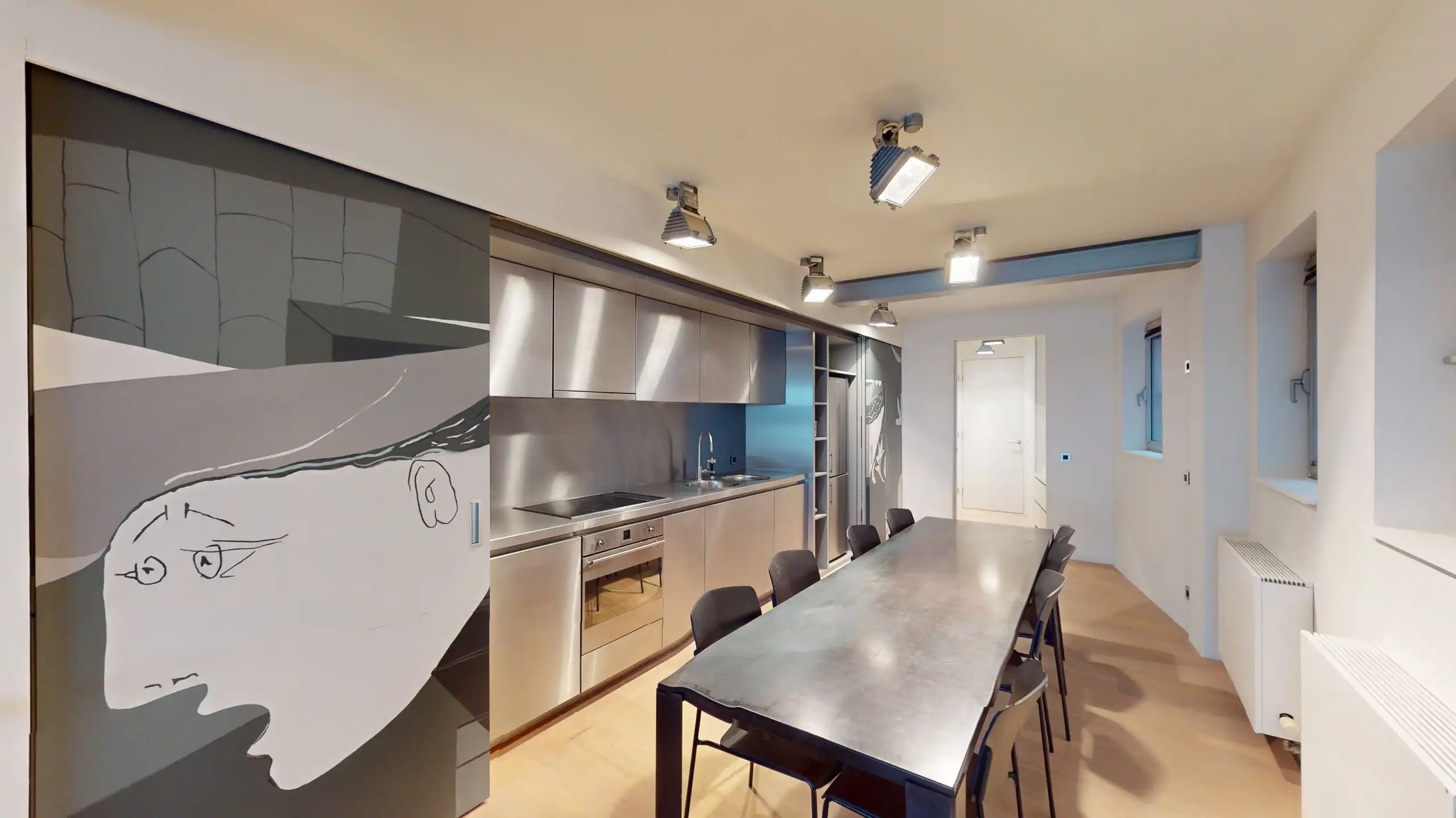 ANTWERPEN ZUID: Gerenoveerde duplex met frontaal Schelde zicht foto 4