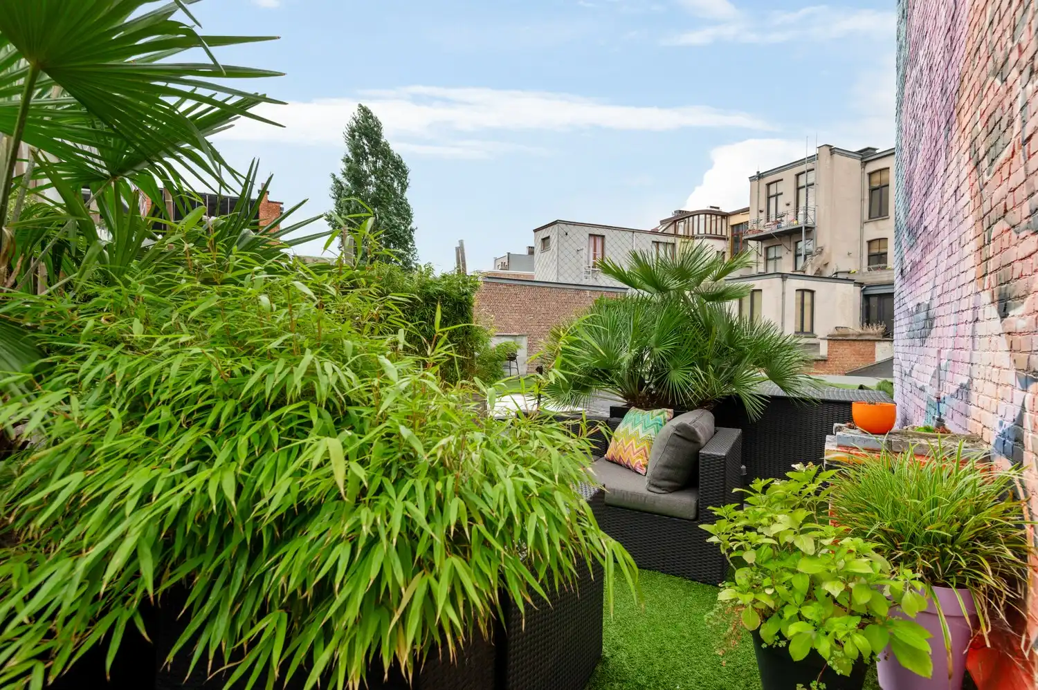 Instapklaar appartement (50 m²) met prachtig 'Ibiza Bohemian' terras nabij Zurenborg foto 25