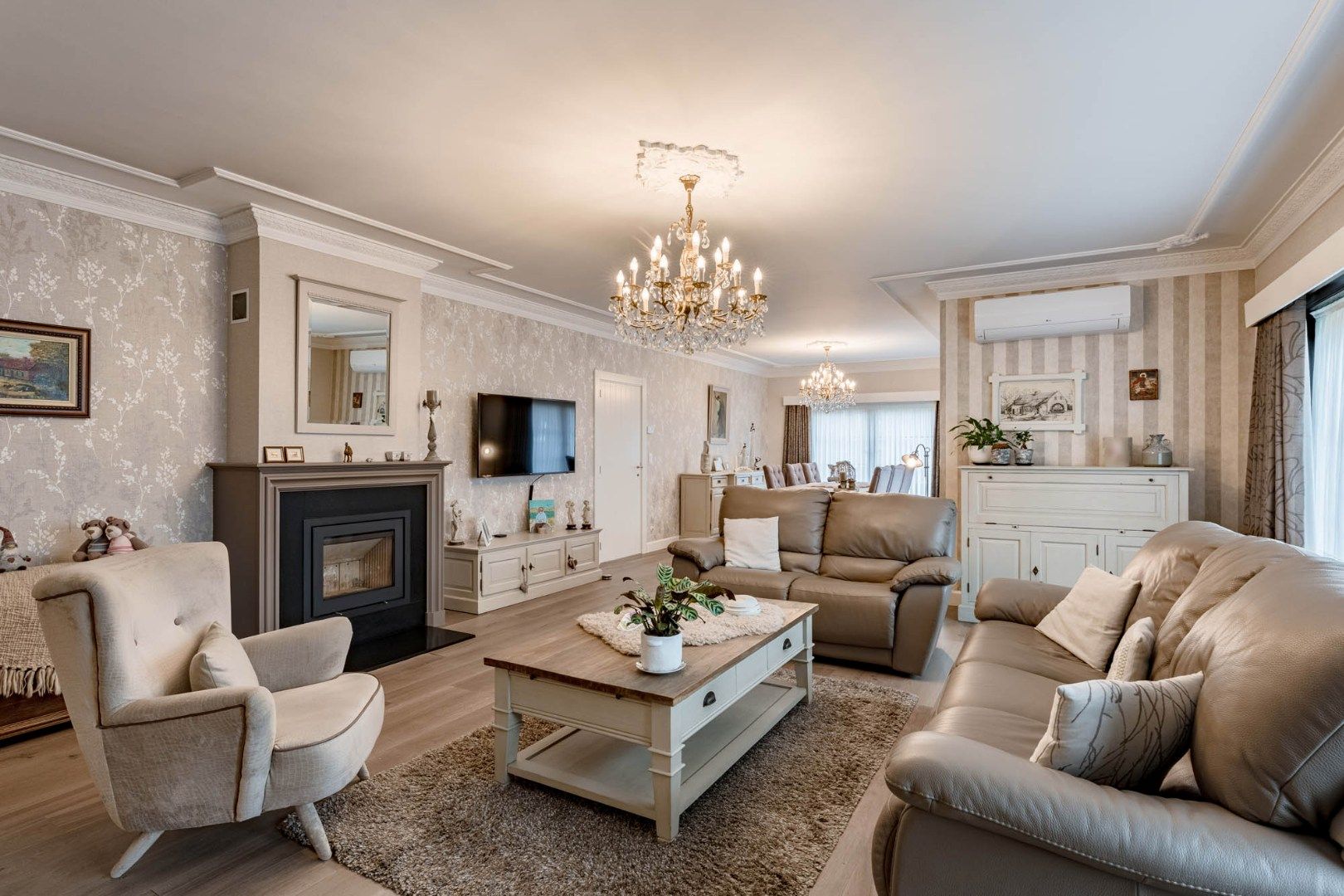 Ruim, goed afgewerkt gelijkvloers landhuis op een perceel van 13a20ca  nabij het centrum van Neeroeteren!  foto 10