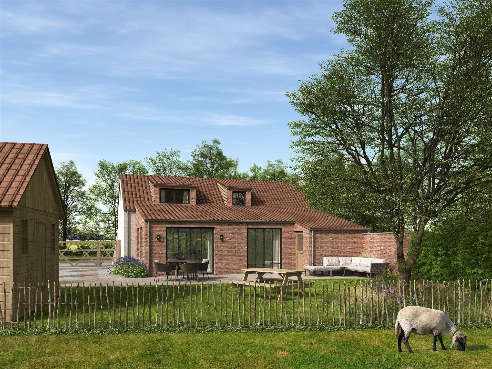 Bouwgrond open bebouwing van 480m² met bouwvergunning  foto 6